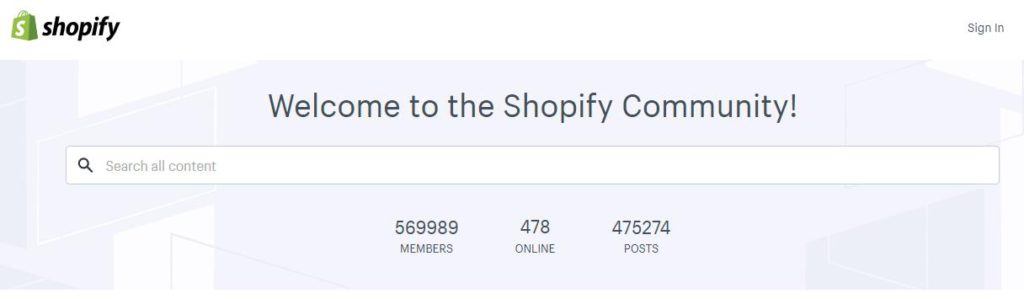 shopify社區