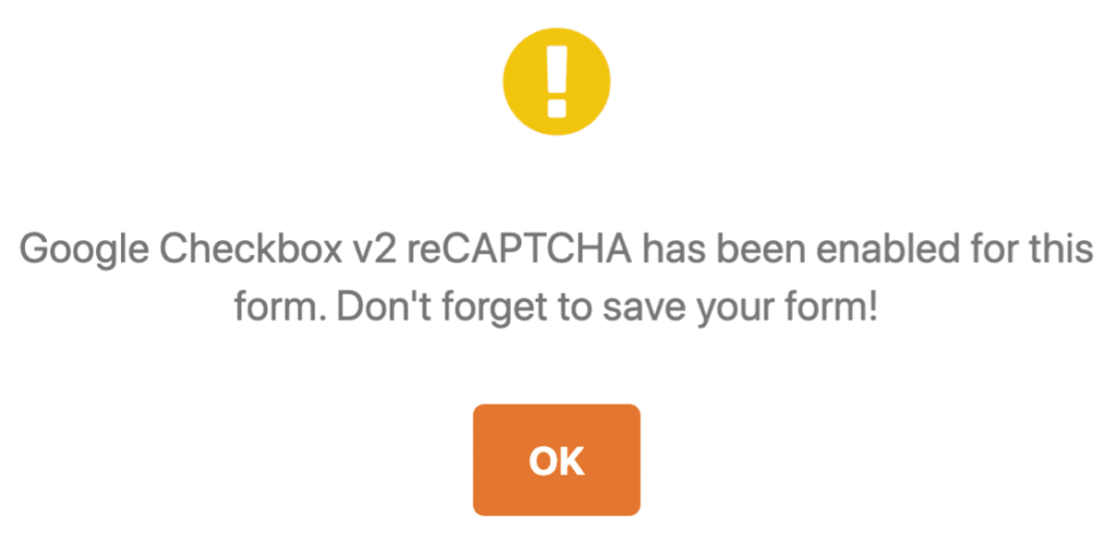 启用 reCAPTCHA 以阻止联系表单垃圾邮件