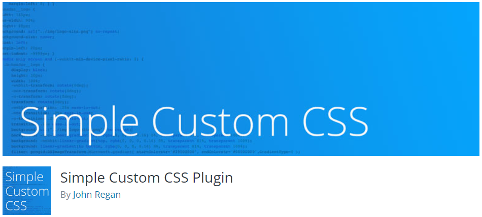 简单的自定义 CSS 插件横幅