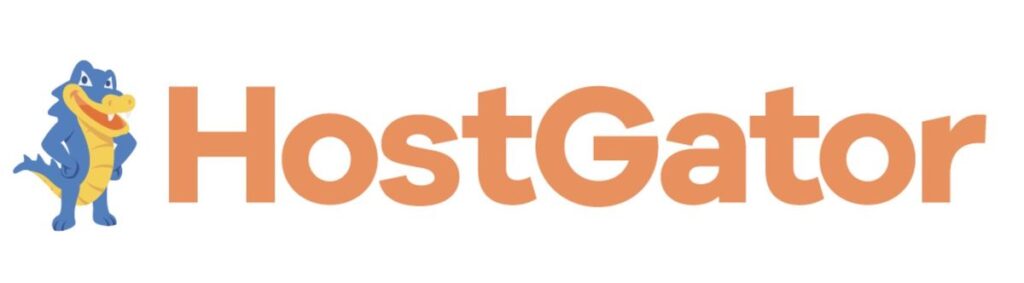 白色背景上的HostGator标志